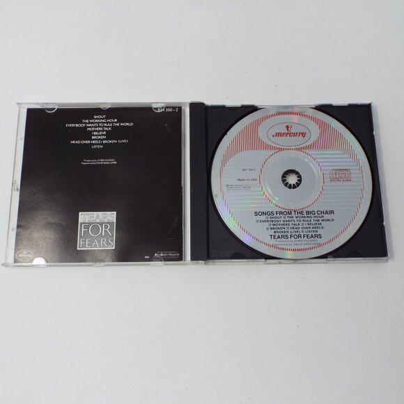 Tears For Fears CD - Songs From The Big Chair - Picture 3 of 4